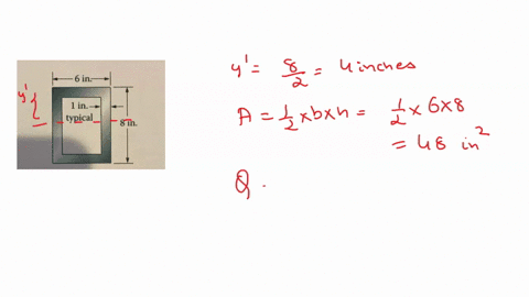 compute-the-shearing-stress-at-the-horizontal-neutral-axis-for-a-beam-having-the-cross-sectional-shape-shown-in-the-given-figure-for-the-giten-shearing-force-use-the-general-formula-v-850-ib-04023