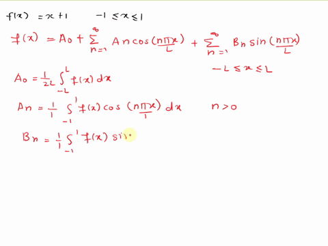 find-the-fourier-series-of-fx-x1-1x1-46838