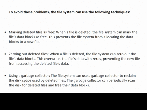 lconsider-a-file-system-in-which-a-file-can-be-deleted-and-its-disk-space-reclaimed-while-links-to-that-file-still-exist-what-problems-may-occur-if-a-new-file-is-created-in-the-same-storage-24843