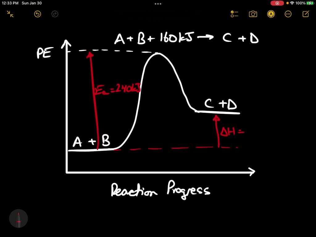 SOLVED: What would a potential energy diagram look like for the ...