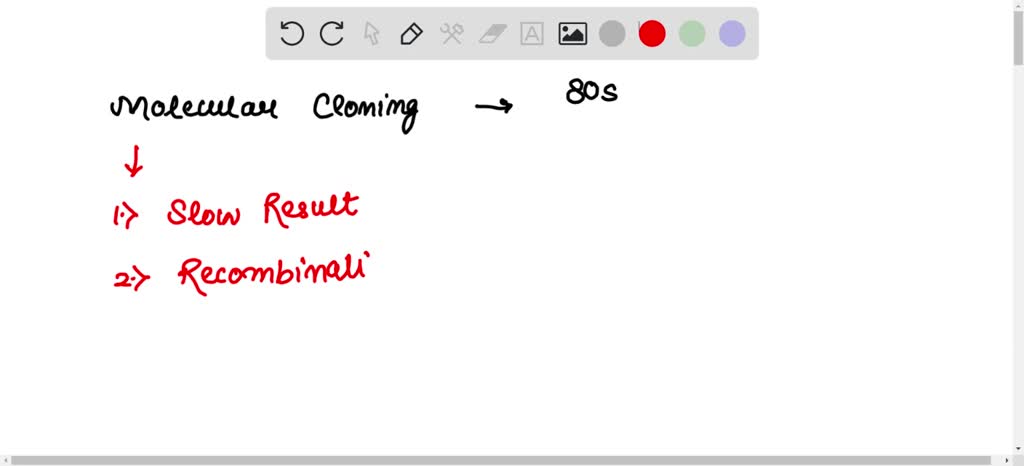 SOLVED Molecular Cloning What Does Molecular Cloning Mean with Figuresharratives How Does 