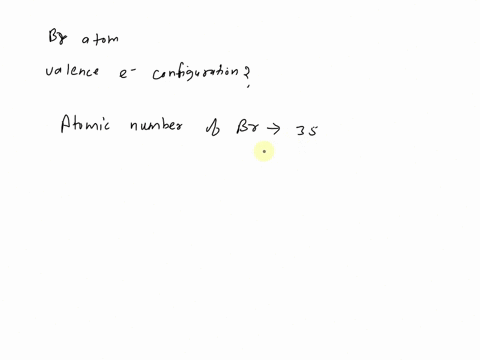 what-is-the-valence-electron-configuration-for-the-bromine-atom-98915