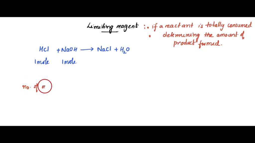 SOLVED Find the moles of H+ and the moles of OH− reacted using the