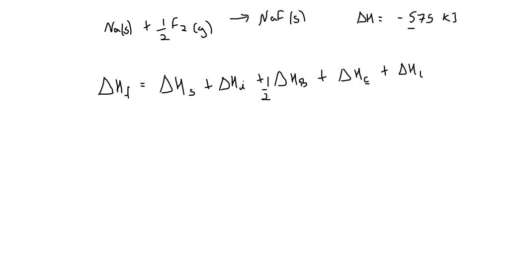 SOLVED: How do you calculate the Lattice Enthalpy (inkJ/mol) for Sodium ...