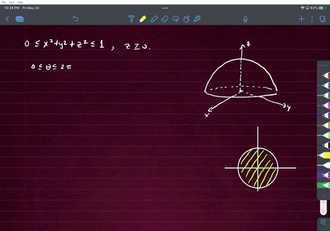 consider-the-triple-integral-f-f-j-2-y-282dv-where-e-is-the-solid-hemisphere-0-22-y-22-1with-z-0-set-up-but-do-not-evaluate-the-triple-integral-as-aniterated-integral-in-spherical-coordinate-60135