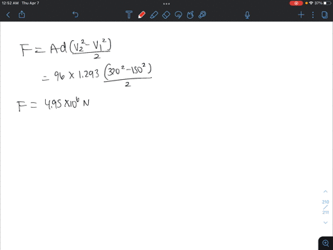 what-is-the-lift-in-newtons-due-to-bernoullis-principle-on-a-wing-of-area-96-m2-if-the-air-passes-over-the-top-and-bottom-surfaces-at-speeds-of-320-ms-and-150-ms-respectively-express-your-an-62964