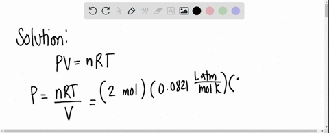 20-moles-of-a-gas-are-contained-in-a-70-l-container-at-298-k-calculate-the-pressure-of-the-gas-224-atm-698-atm-112-atm-157-atm-224-atm-14397