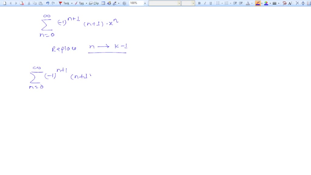 SOLVED: Write an equivalent series with the index of summation ...
