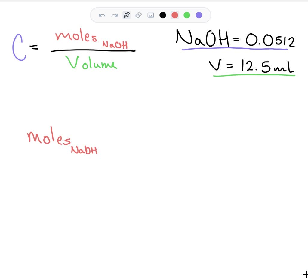 SOLVED The end point or equivalence point of your acid/base titration