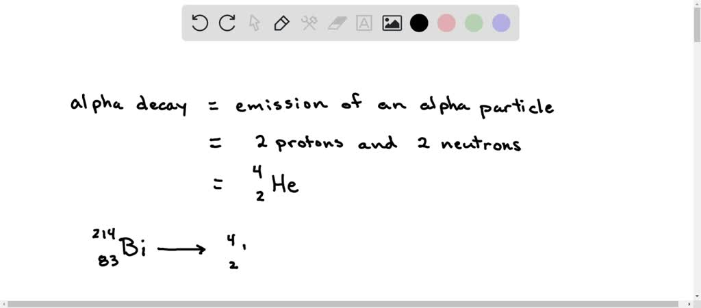 Solved: Write A Balanced Nuclear Equation For The Alpha Decay Of 