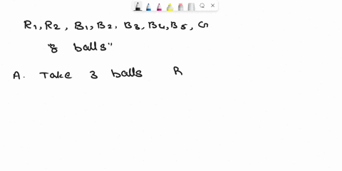 suppose-an-experiment-consists-of-drawing-3-balls-without-replacement-from-a-bag-containing-2-red-balls-5-blue-balls-and-1-green-ball-write-down-the-sample-space-for-this-experiment-how-many-30442
