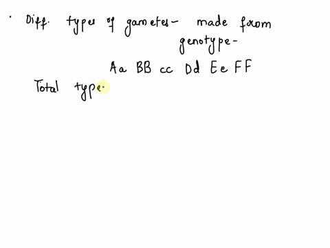 how-many-different-types-of-gametes-can-be-made-from-the-genotype-aabbccddeeff-a-64-b-8-c-12-d-9-e-6-78679
