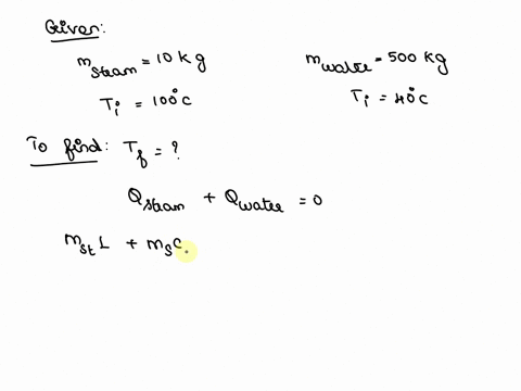 ten-kilograms-of-steam-at-100circ-mathrmc-is-condensed-by-passing-it-into-500-mathrmkg-of-water-at-4-63568
