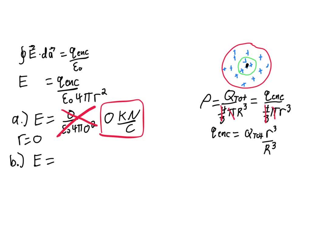 solved-a-solid-sphere-of-radius-40-0-cm-has-a-total-positive-charge-of