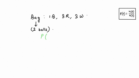 a-bag-contains-3-white-1-black-and-3-red-ball-two-balls-are-drawn-from-a-well-shaked-bag-what-is-the-probability-that-both-balls-are-black-16715