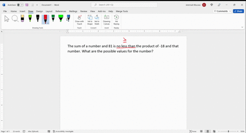 the-sum-of-a-number-and-81-is-no-less-than-the-product-of-18-and-that-number-what-are-the-possible-values-for-the-number-88847