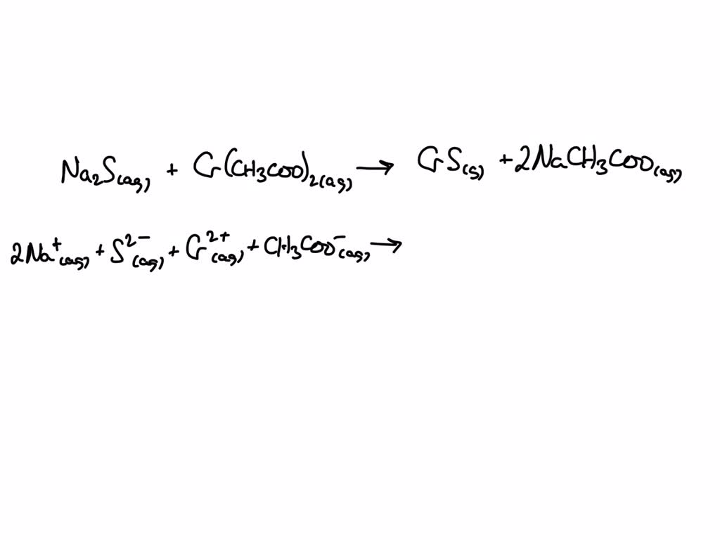 Solved Write The Net Ionic Equation For The Precipitation Reaction That Occurs When Aqueous