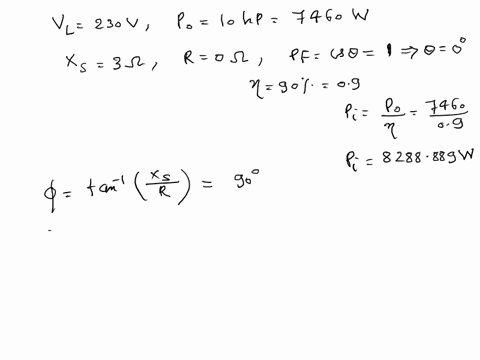 a-10-hp-230-v-three-phase-y-connected-synchronous-motor-has-a-reactance-of-3-ohms-per-phase-and-a-negligible-resistance-to-what-voltage-must-the-motor-is-excited-in-order-to-deliver-full-loa-62126