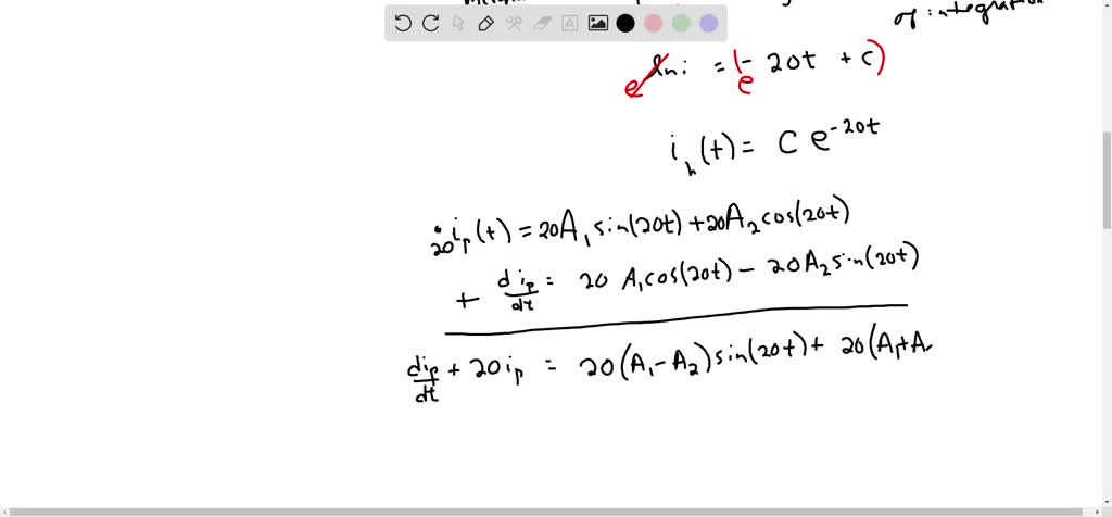 SOLVED: A coil of inductance Henry and a resistance of 20 ohms is ...