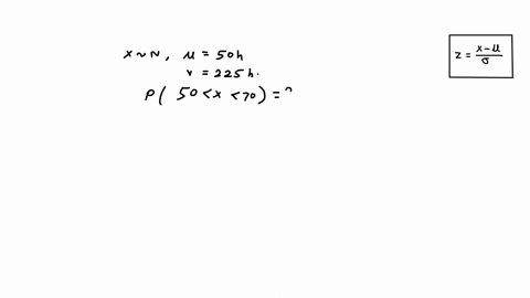 for-a-certain-type-of-computers-the-length-of-time-between-charges-of-the-battery-is-normally-distributed-with-a-mean-of-50-hours-and-a-variance-of-225-hours-john-owns-one-of-these-computers-38017