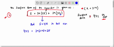 the-surface-area-s-of-the-circular-cylinder-shown-in-the-figure-is-s-2125-2t-sh-find-the-height-h-of-the-cylinder-if-the-surface-area-is-471-square-feet-use-314-for-t-5-ft-h-ft-93771