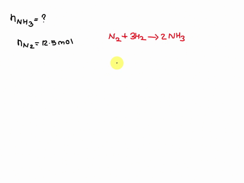 how-many-moles-of-nh3-can-be-made-from-125-moles-of-n2-75263