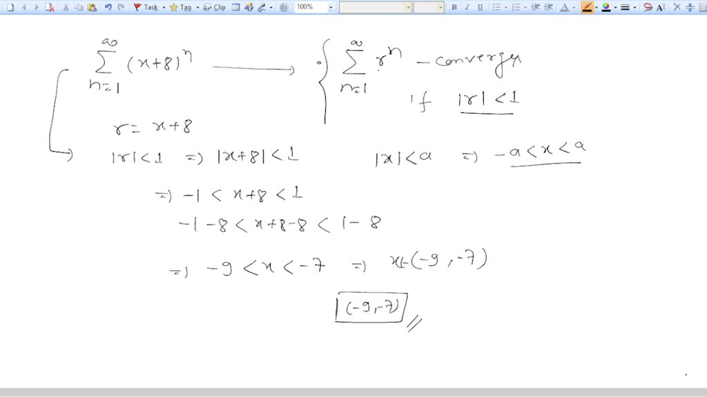 solved-find-the-values-of-x-for-which-the-series-converges-enter-your-answer-using-interval