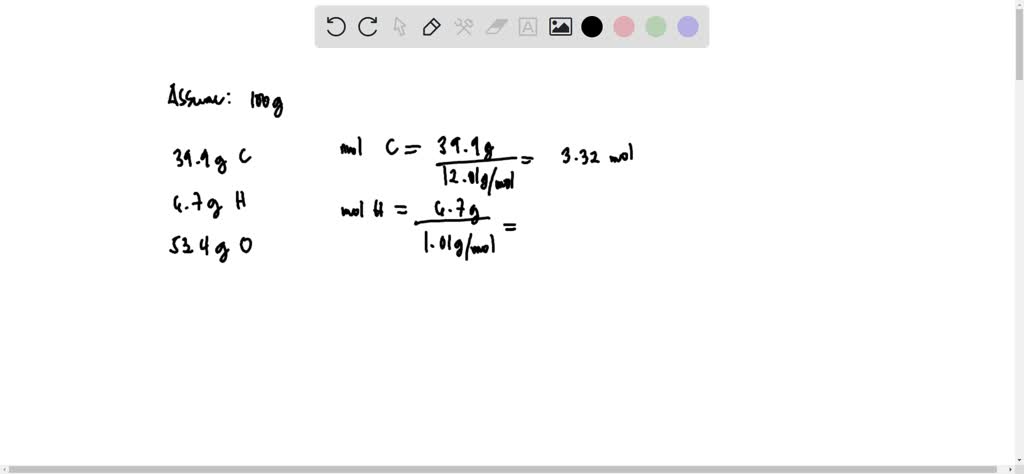 SOLVED: The percentage composition of acetic acid is found to be 39.9% ...