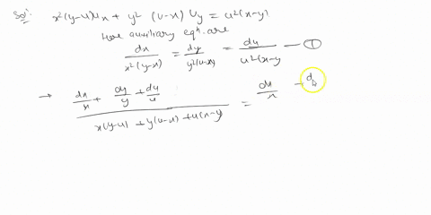 by-first-finding-two-first-integrals-find-the-general-solution-of-the-first-order-pde-xy-u-ux-yu-xuy-ux-y-first-integral-1-1s-first-integral-2-2-general-solution-please-note-you-must-use-f-a-57792