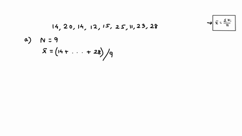 2-data-14-20-14-12-15-25-11-23-28-a-find-the-mean-b-find-the-median-c-find-the-mode-d-find-the-midrange-36298