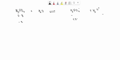 considering a solution containing 00340 m h3po4 calculate the following ...