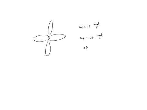 the-angular-speed-of-a-propeller-on-a-boat-increases-with-constant-acceleration-from-11-rads-to-39-rads-in-30-revolutions-what-is-the-angular-acceleration-of-the-propeller-04094