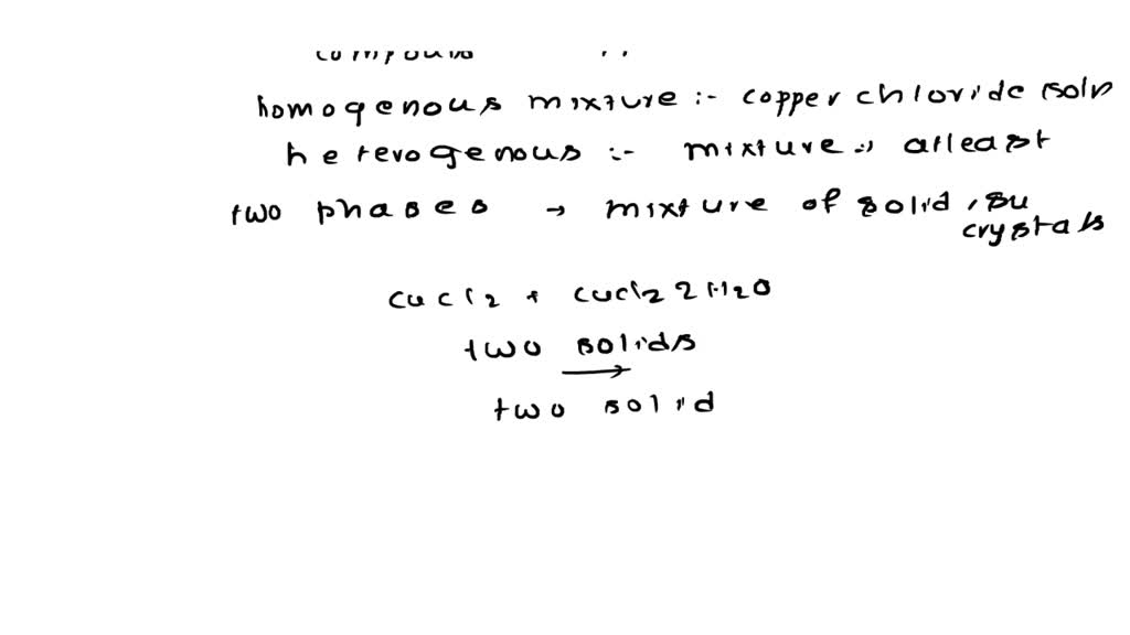 SOLVED In this experiment, you worked with all types of matter