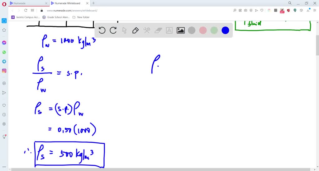 A A plastic sphere floats in water with 50.0 of its volume submerged