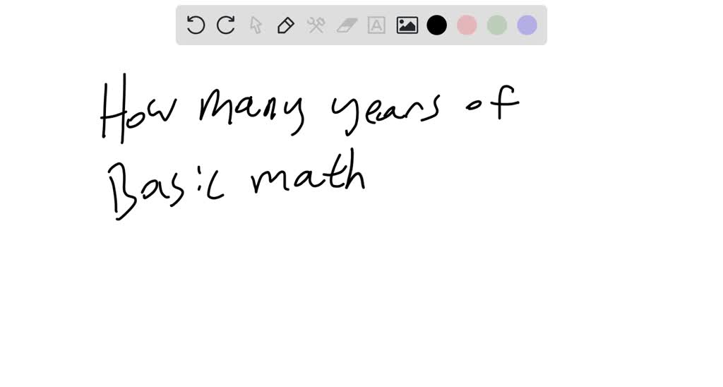 SOLVED When a job asks you; How many years of Basic Math experience do