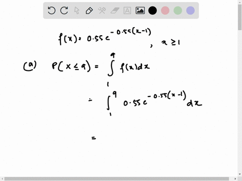 based-on-an-analysis-of-sample-data-an-article-proposed-the-pdf-fx-055e055x-1-when-x-1-as-a-model-for-the-distribution-of-x-time-sec-spent-at-the-median-line-round-your-answers-to-three-deci-02707