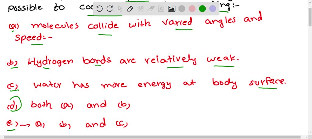 SOLVED: Which factor is important in making it possible to cool