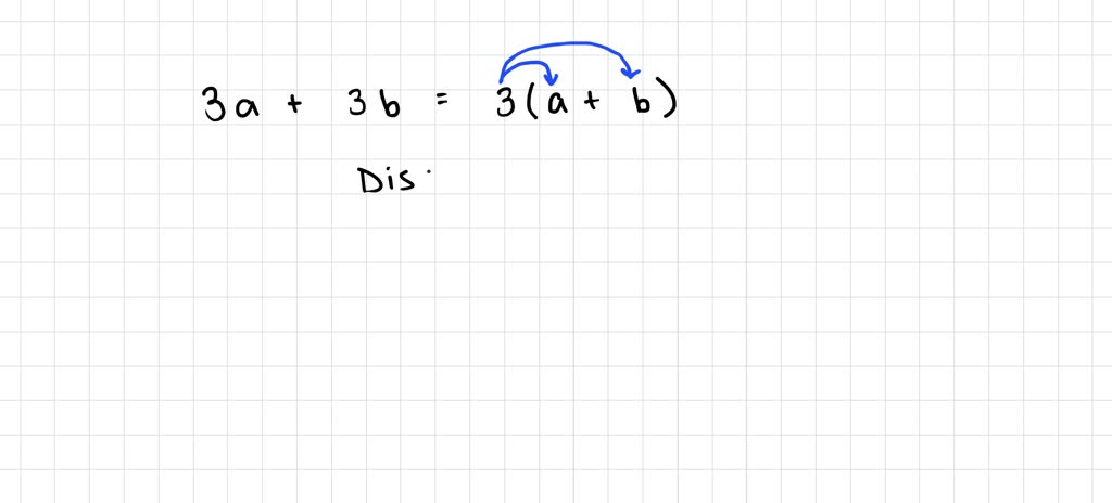 SOLVED: Use models to prove that 3(a+b) is equivalent to 3a + 3b