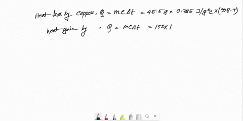 a-455-g-sample-of-copper-at-998circ-mathrmc-is-dropped-into-a-beaker-containing-152-mathrmg-of-water-14256