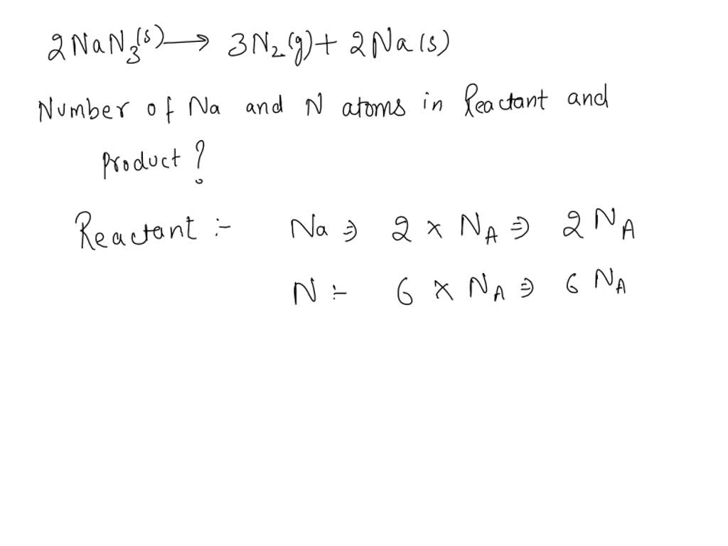 SOLVED 3. Automobile airbags work by triggering the spontaneous