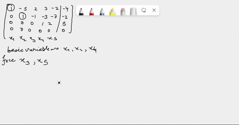 suppose-that-each-of-the-following-is-the-final-augmented-matrix-obtained-after-gaussian-elimination-in-each-casegive-the-complete-solution-set-for-the-corresponding-system-of-linear-equatio-12109