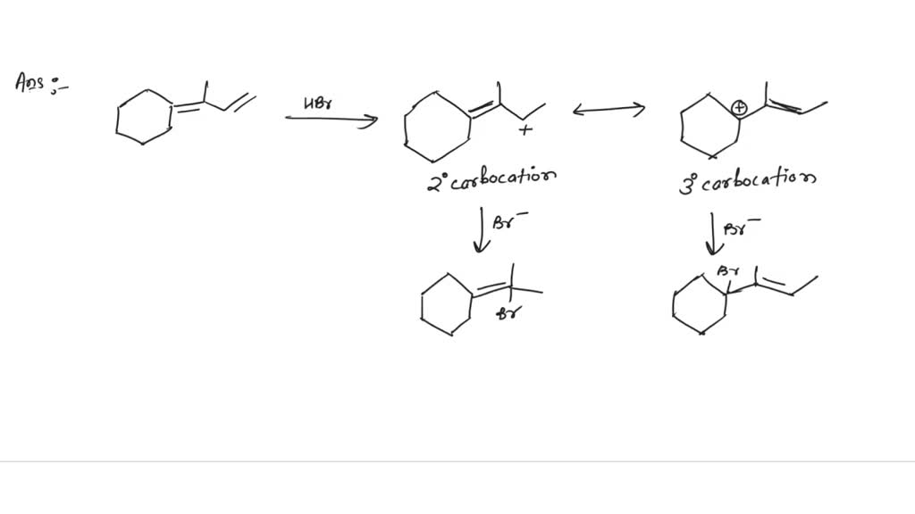 SOLVED: Draw both resonance structures of the most stable carbocation ...