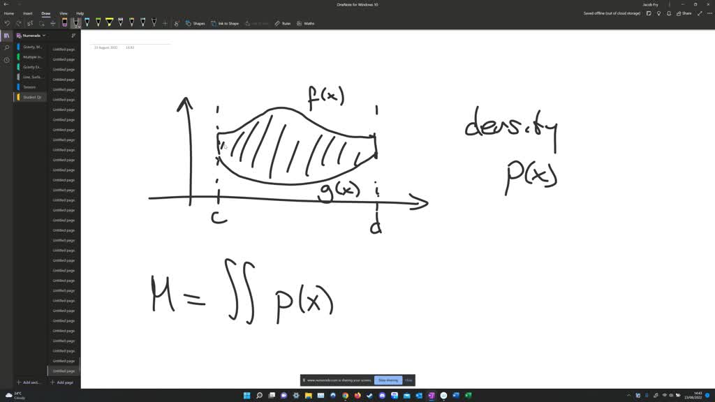 SOLVED The cardboard figure has the shape shown below. The region is