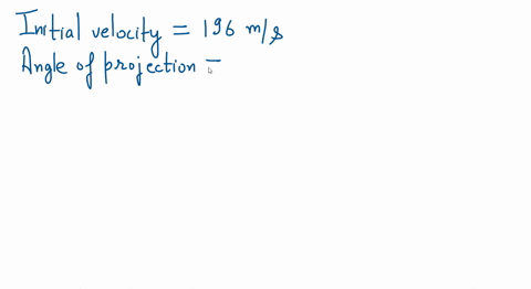 a-rock-is-launched-with-an-initial-velocity-of-196-ms-at-an-angle-of-25-degrees-above-the-horizontal-at-time-t0-at-what-timet-does-the-projectile-to-reach-its-maximum-height