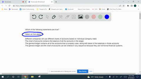 which-of-the-following-statements-are-true-select-all-that-apply-and-click-on-submit-different-companies-will-use-different-charts-of-accounts-based-on-individual-company-need-the-chart-of-a-00488