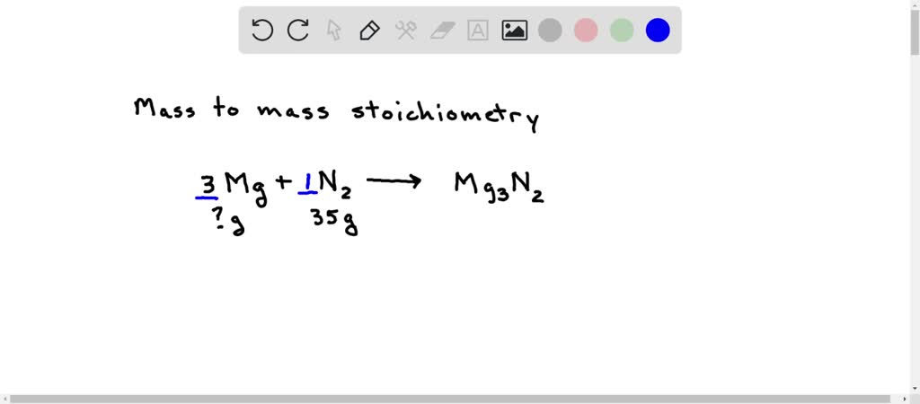 SOLVED: How many grams of magnesium metal are required to react with 35 ...