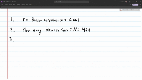 1-what-is-your-correlation-coefficient-r-value-2-how-many-observations-were-used-in-the-calculation-of-the-correlation-coefficient-3-is-the-r-value-statistically-significant-for-a-two-tailed-test-at-w