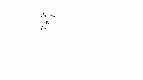 find-the-indicated-confidence-interval-a-95-confidence-level-for-a-mean-u-if-the-sample-has-n-80-with-x-63-and-s-13-and-the-standard-error-is-se-145-81105