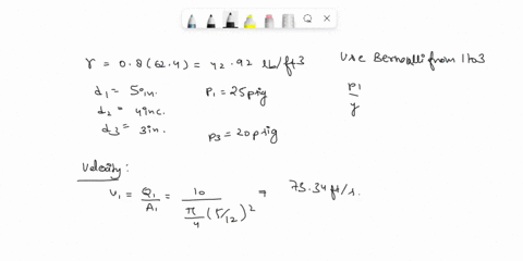 21branch-pipe-mthe-system-shown-in-figp221-carries-crude-oil-of-specific-gravity-08the-total-volumetric-flow-rate-at-point-1-is-10-ftsbranches-12and-3-are-54and-3-inches-in-diamcterrespectiv-56068