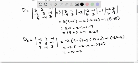 solve-the-linear-system-using-cramer-s-rule-3x1-2x2-x3-2-2x1-3x2-7-x3-5-sx1-4x2-3x3-4-35985